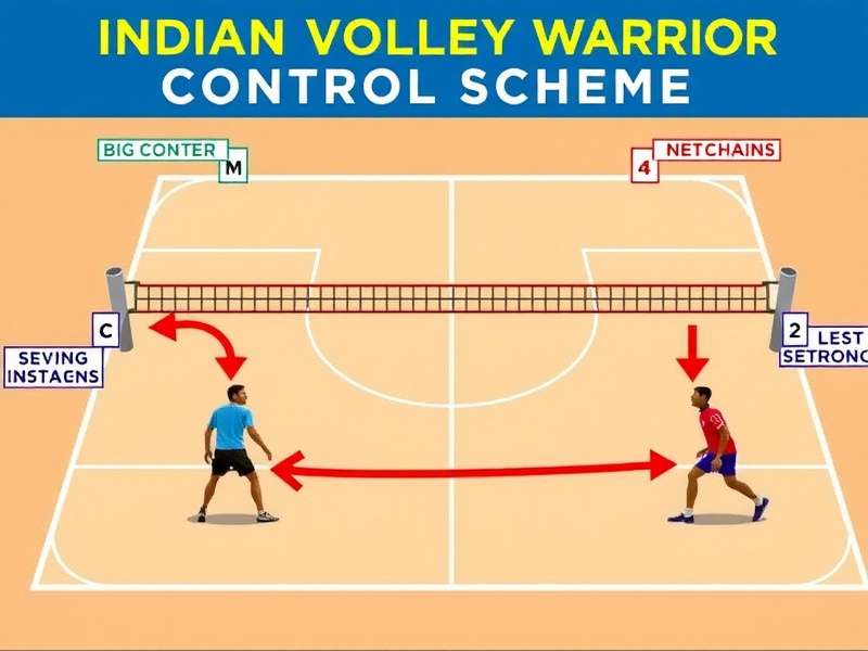 Indian Volley Warrior Control Scheme