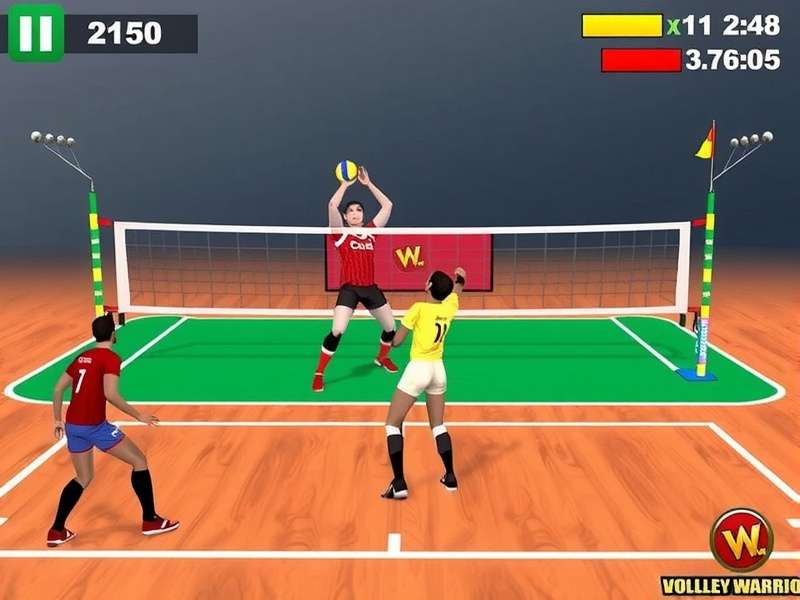 Indian Volley Warrior Gameplay Screenshot